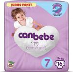 Canbebe Bebek Bezi 7 Numara 16 Adet XXL Jumbo Paket