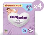 Canbebe Bebek Bezi̇ Süper Firsat Paketi̇ No:5 11-18 Kg 60X4 240 Adet