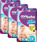 Canbebe Minik Yüzücü 5 Numara 12+ kg 11'li 3 Paket Mayo Bebek Bezi