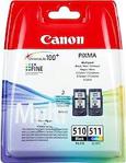 CANON PG-510 CL-511 SİYAH VE RENKLİ KARTUŞ 4960999641515