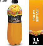 Cappy Meyve Suyu Şeftali Pulpy 1 Lt X 3 Adet