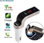 Car G7 Oto Çakmaklık Araç Kiti Fm Transmitter Bluetooth Kablosuz Usb Mp3 Çalar Player Kart Giriş Aux