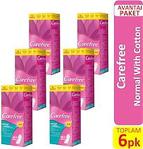 Carefree Günlük Ped Normal Cotton 20li 6 Paket