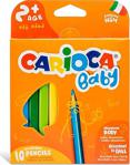 Carioca Baby Jumbo Üçgen 10 Renk Kuru Boya 42819