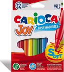 Carioca Ecofamily Joy Yıkanabilir Keçeli Boya Kalemi 12Li