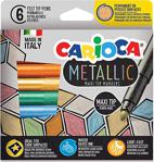 Carioca Maxi Tip 6 Renk Metalik Keçeli Kalem