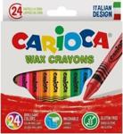 Carioca Wax Bebek Yıkanabilir 24 Renk Pastel Boya Kalemi