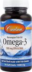 Carlson Omega 3 Balık Yağı Kapsülü 500 Mg