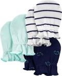 Carter'S Layette Erkek Bebek 3'Lü Eldiven