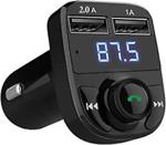 Carx8 Bluetooth Araç Kiti Fm Transmitter Micro Sd Usb Girişli