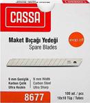 Cassa Maket Bıçağı Yedeği 9Mm 100Ad