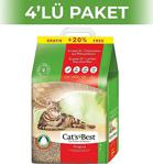 Cast Best Original Cat Litter Organik Kedi Kumu 10 + 2 Lt X 4 Adet