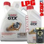 Castrol Gtx Lpg 20W-50 4+1=5 Litre Lpgli Motor Yağı +4X4 Katkı