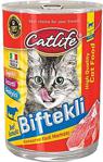 Catlife Biftekli 415 gr Yetişkin Kedi Konservesi