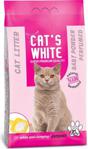 Cat's White Doğal Bentonit Topaklaşan Pudra Kokulu 12 lt / 10 kg Kedi Kumu