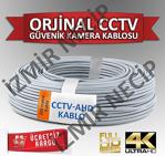 Cctv Kamera Güvenli̇k Si̇stemleri̇ Kablosu 100 M 0,22Mm 2+1 Kablo