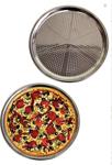 Çelik Delikli Pizza Ve Lahmacun Tepsisi 28 Cm-2 Adet
