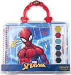 Cem Spiderman Lisanslı Boyama Seti - Boyama Kitabı + Sulu Boya Seti