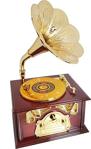Chavin Dekoratif Nostaljik Dönen Plaklı Gramafon Müzik Kutusu Hd133