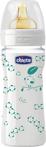 Chicco Nature Glass Desenli Cam Kauçuk 240 ml Biberon