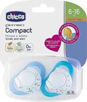 Chicco Physio Compact Kauçuk 2'li 6-12 Ay Emzik