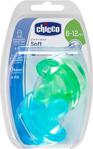 Chicco Physio Soft Silikon Emzik Erkek 6-12Ay 2'li - 6 - 12 Ay - Mavi