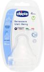 Chicco Wellbeing 4 Ay+ Hızlı Akış 2'Li Silikon Biberon Emziği