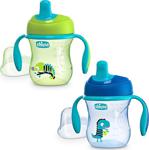 Chicco Yarı Yumuşak Uçlu Bebek Eğitim Bardağı 200 Ml 6+ Ay Asortili