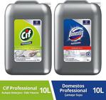 Cif Domestos Professional Çamaşır Suyu 10 L + Cif Professional Bulaşık Deterjanı Elde Yıkama 10 L