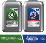 Cif Domestos Professional Çamaşır Suyu 10 L + Professional Çok Amaçlı Yüzey Temizleyici 10 L