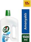 Cif Krem Amonyaklı 1500 Ml 12'Li Temizleyici