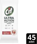 Cif Ultra Hijyen Yüzey Temizleme Mendili 45'Li