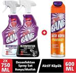 Cillit Bang Antibakteriyel Mutfak & Banyo Set + Aktif Köpük