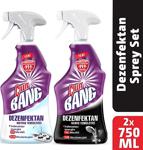 Cillit Bang Banyo + Mutfak Dezenfektan Sprey Temizleyici 2 X 750 Ml