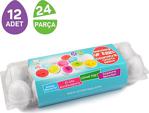 Circle Toys 12'Li Geometrik Yumurta Eşleme Oyunu