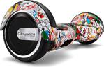 Citymate Elektrikli Kaykay Hoverboard 6.5 Inch Mix Grafity Desenli Akıllı Dengeli