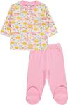 Civil Baby Bebek Pijama Takımı 0-6 Ay Pembe