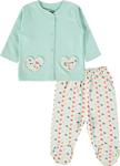 Civil Baby Kız Bebek Mint Yeşili Pijama Takımı