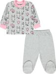 Civil Baby Kız Bebek Pijama Takımı 0-6 Ay Pembe