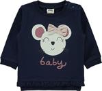 Civil Baby Kız Bebek Sweatshirt 6-18 Ay Lacivert