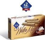 Çizmeci Time Wafer Master Cappuccino Kremalı Rulo Gofret 65 Gr 2 Adet