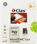 Clas 4 Gb Micro Sd Hafıza Kartı Adaptörlü