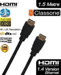 Classone Chdmi 1.4V 1.5 Metre Hdmi Kablo