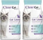 Clear Cat 10 Kg X 2 Adet Clearcat Lavanta Kokulu Bentonite Kedi Kumu