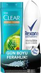 Clear Invisible Black & White 150 ml + Güçlü Uzayan Saçlar Şampuan 180 ml Hediyeli Deo Sprey