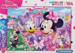 Clementoni - Puzzle 104 Pırlanta Minnie