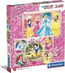 Clementoni - Puzzle 2X60 Princess