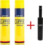 Clipper 2 Adet Çakmak Gazı & 1 Adet Mini Çok Amaçlı Çakmak