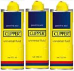 Clipper (Zippo) Çakmak Benzini 133 Ml X 3 Adet