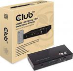 Club3D Hdmi 2.0 Uhd Anahtar Kutusu 4 Bağlantı Noktası (Sinyal Çoğaltıcı) Csv-1370